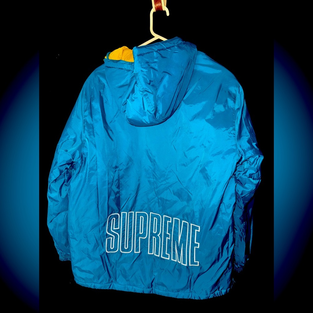 Teal Supreme x Champion Pullover Parka (2019)